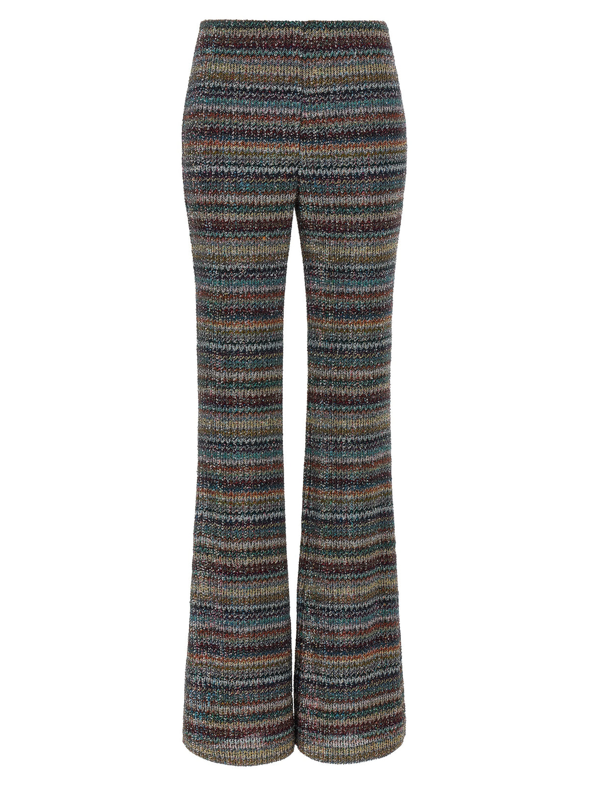 Missoni Multicolor Trousers in Viscose with ausgestelltem Bein
