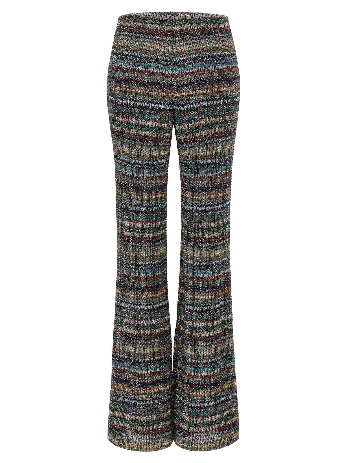 Missoni Multicolor Trousers in Viscose with ausgestelltem Bein
