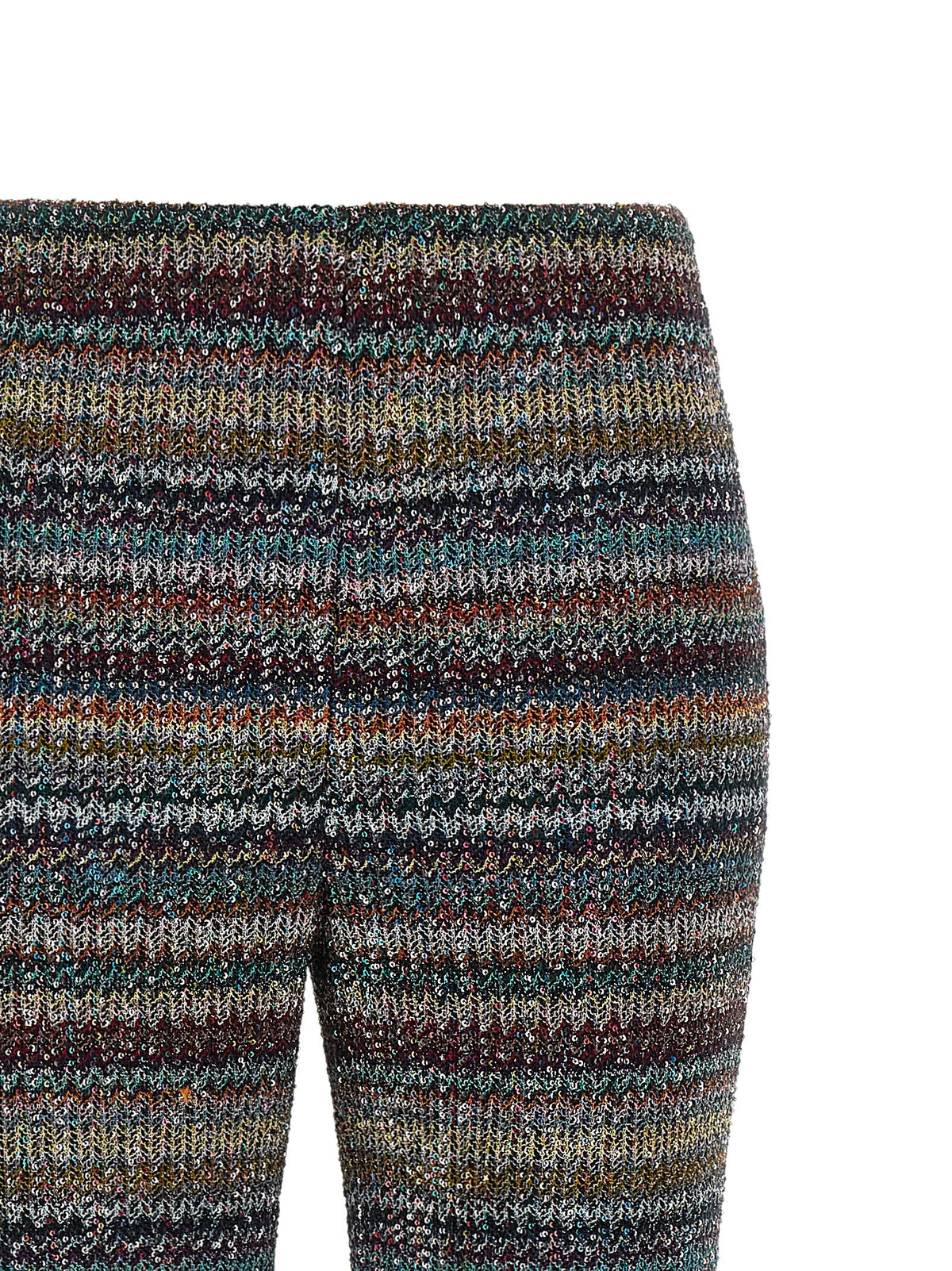 Missoni Multicolor Trousers in Viscose with ausgestelltem Bein