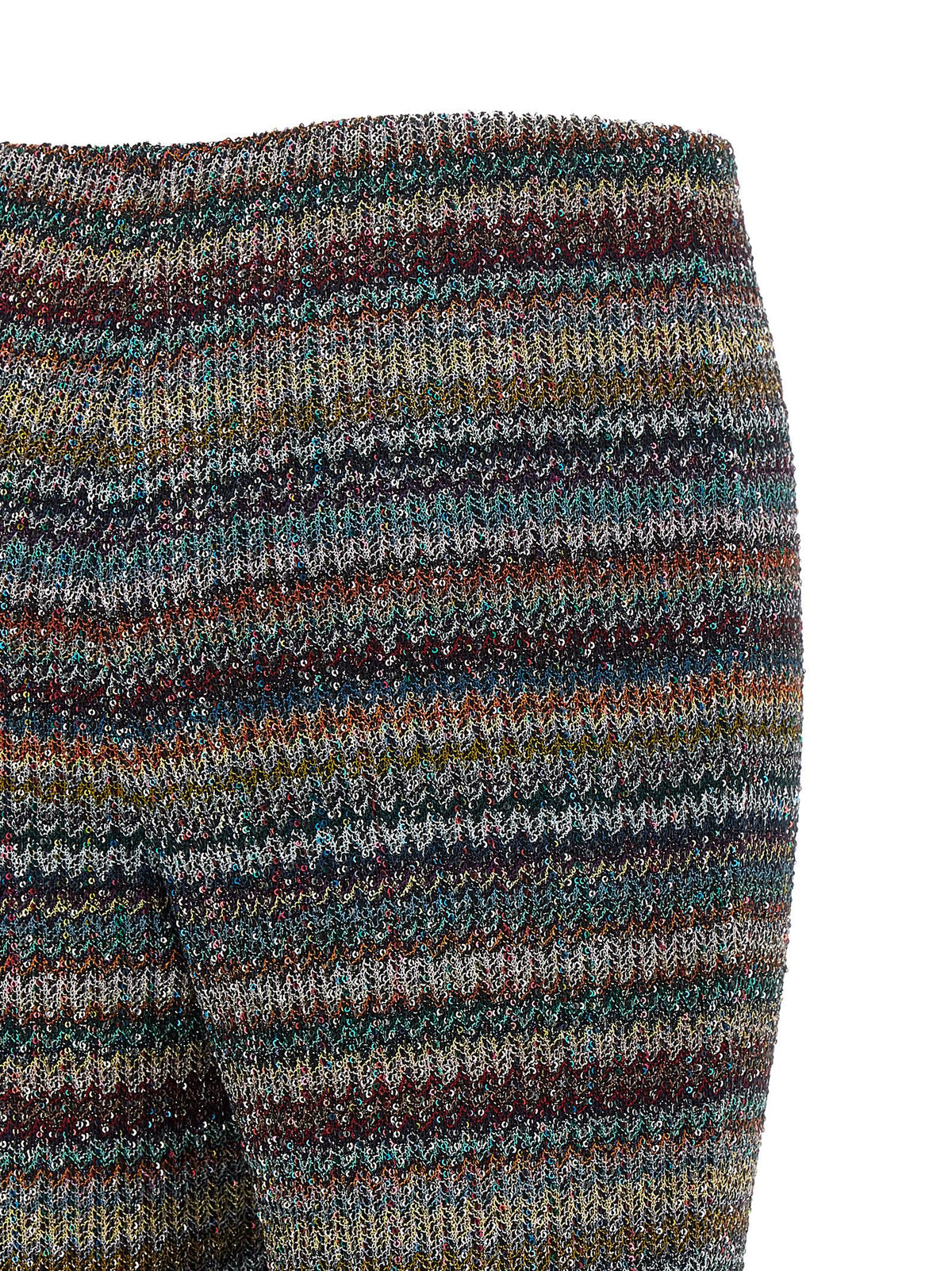 Missoni Multicolor Trousers in Viscose with ausgestelltem Bein