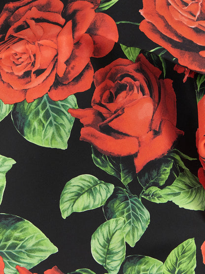 Dolce & Gabbana Black Silk Scarf