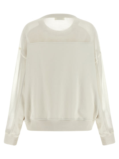 Brunello Cucinelli Weißes Baumwoll-Sweatshirt