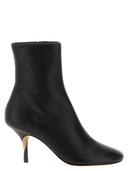 Jacquemus Schwarze Stiefeletten aus Lammleder