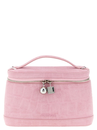 Jacquemus borsa a mano in multicolorem pelle di vitello