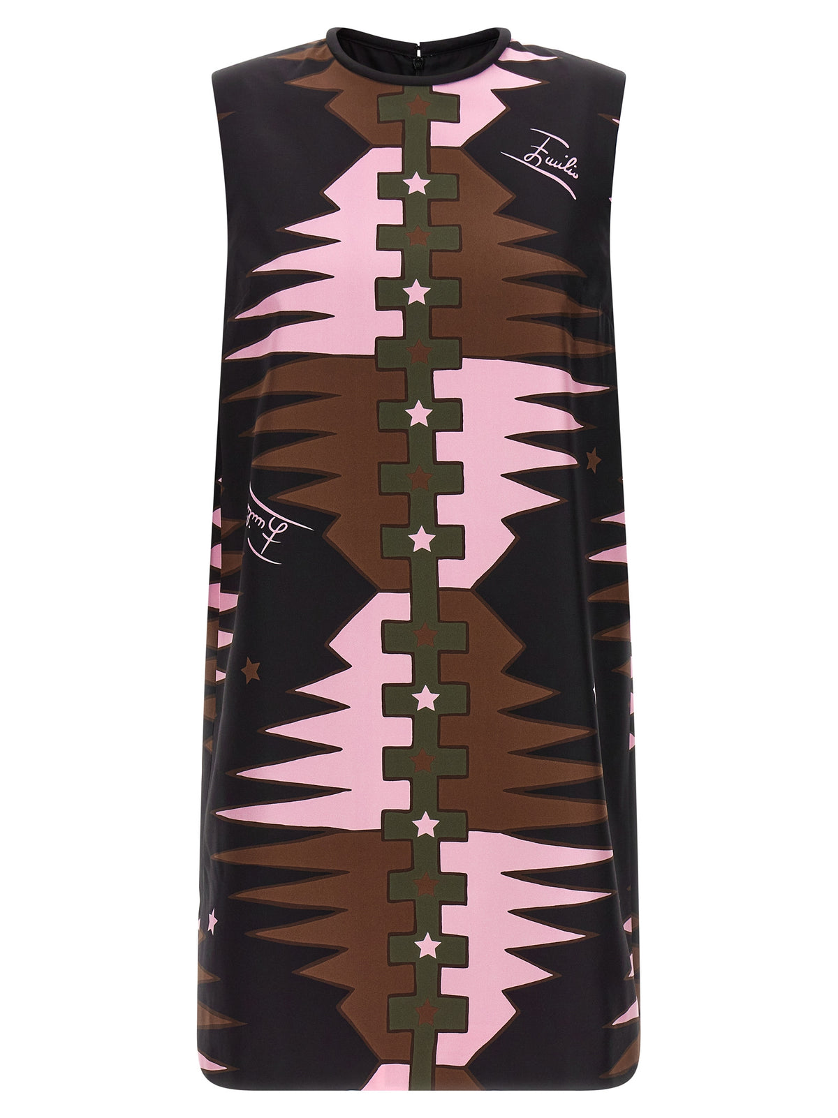 Emilio Pucci Kurzes seta abito in Multicolor