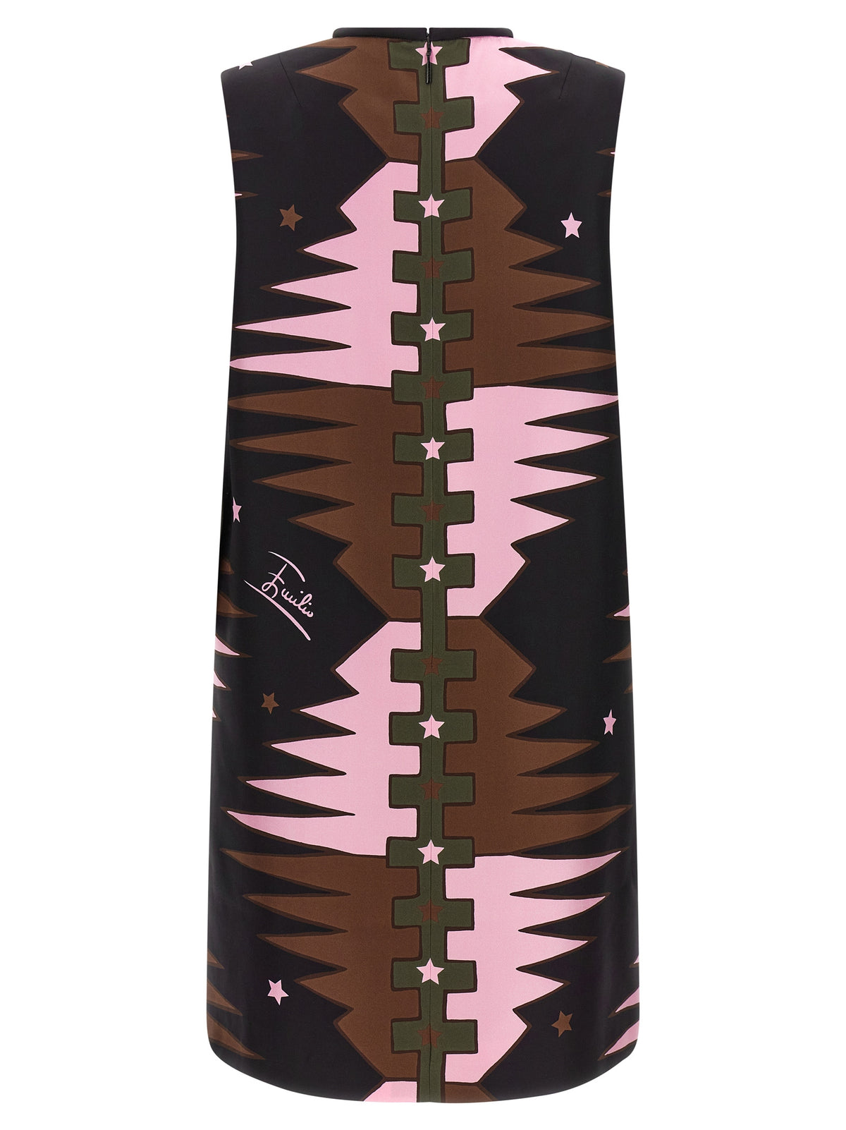 Emilio Pucci Kurzes seta abito in Multicolor