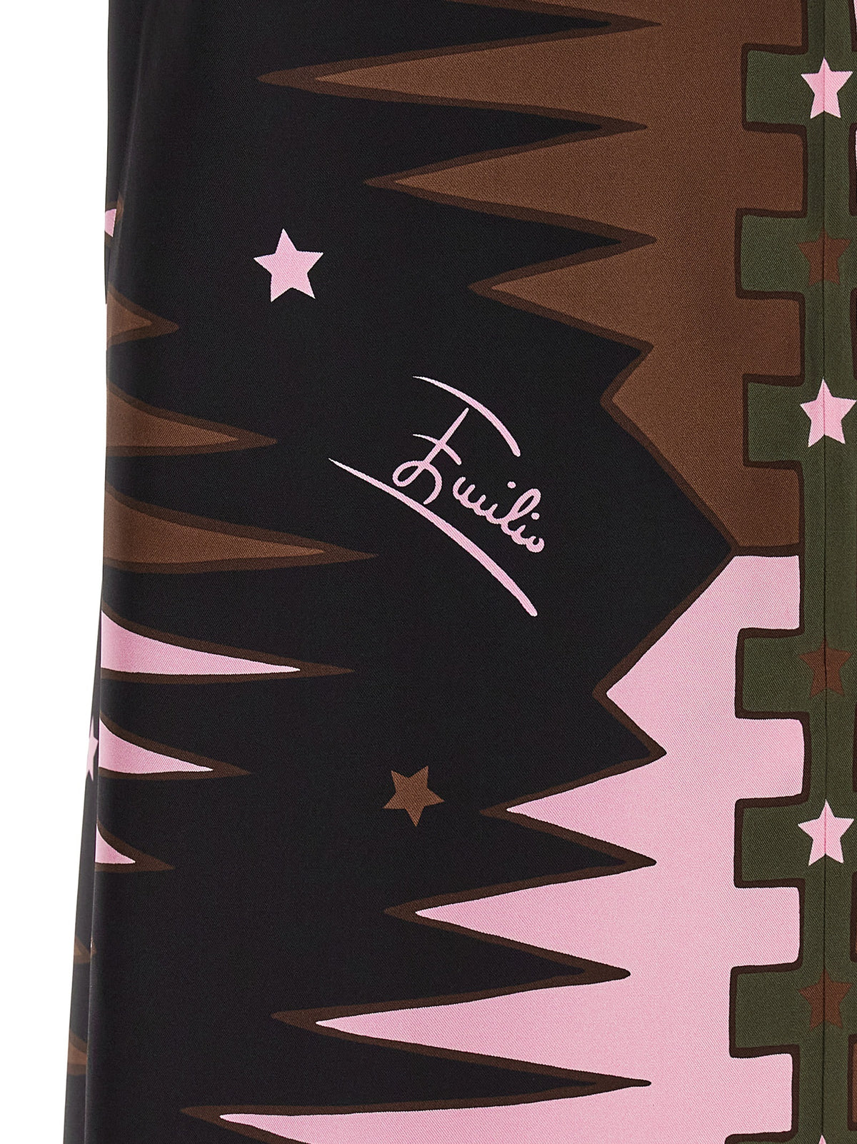 Emilio Pucci Kurzes seta abito in Multicolor