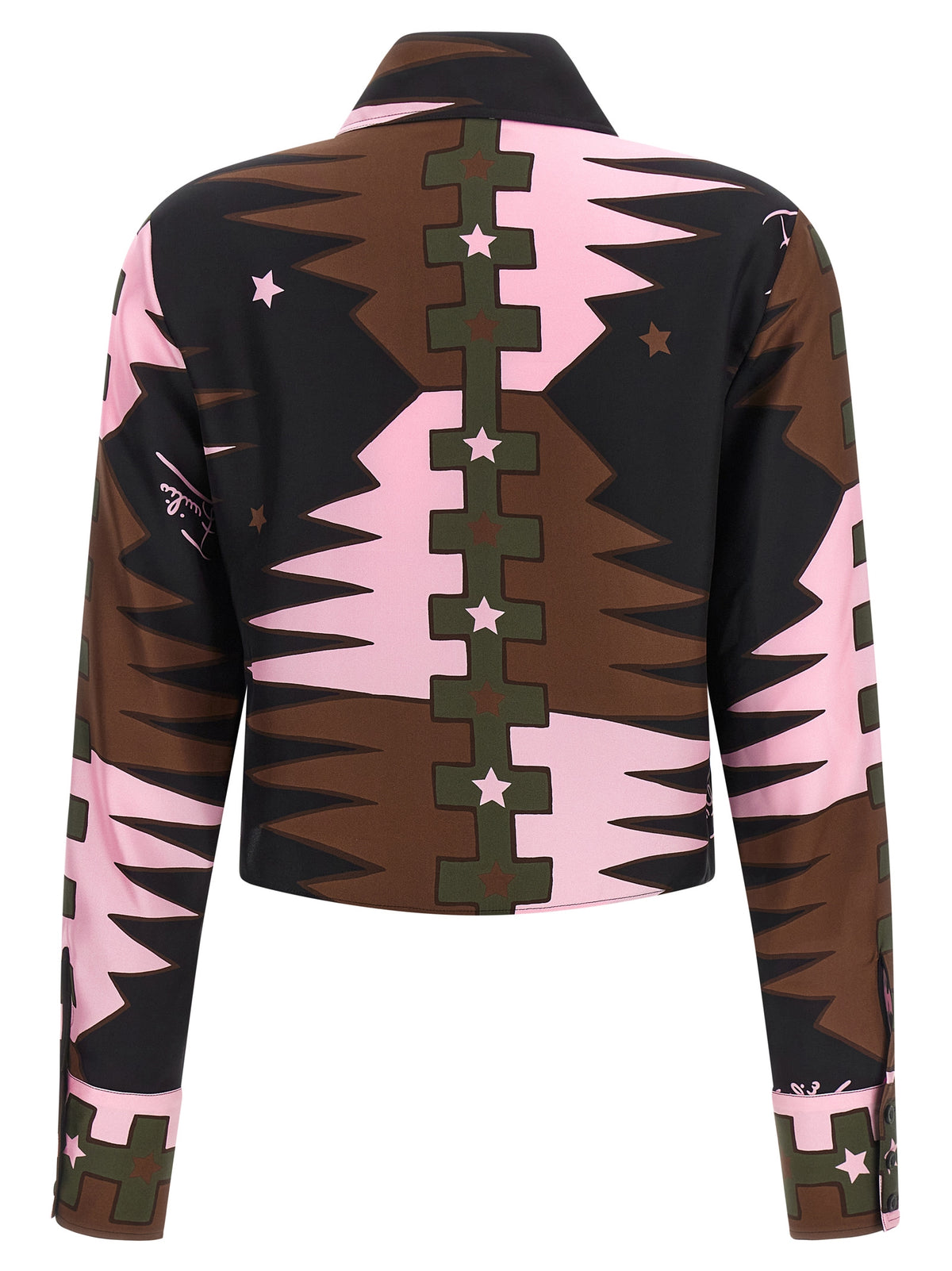 Emilio Pucci Bluse aus Seide in Braun