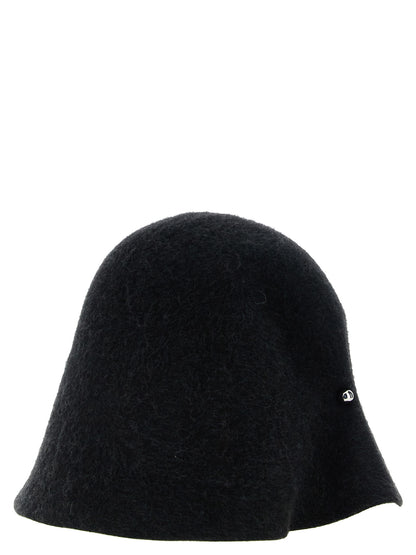 Cappello Jacquemus in lana merino nera