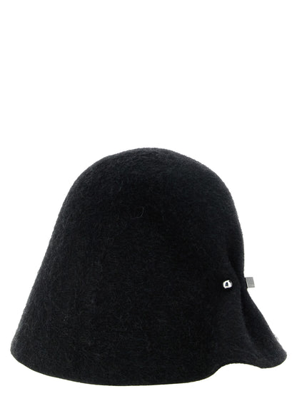 Cappello Jacquemus in lana merino nera