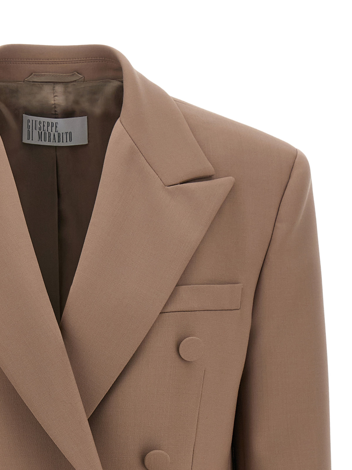 Cappotto Giuseppe Di Morabito in pura lana vergine beige