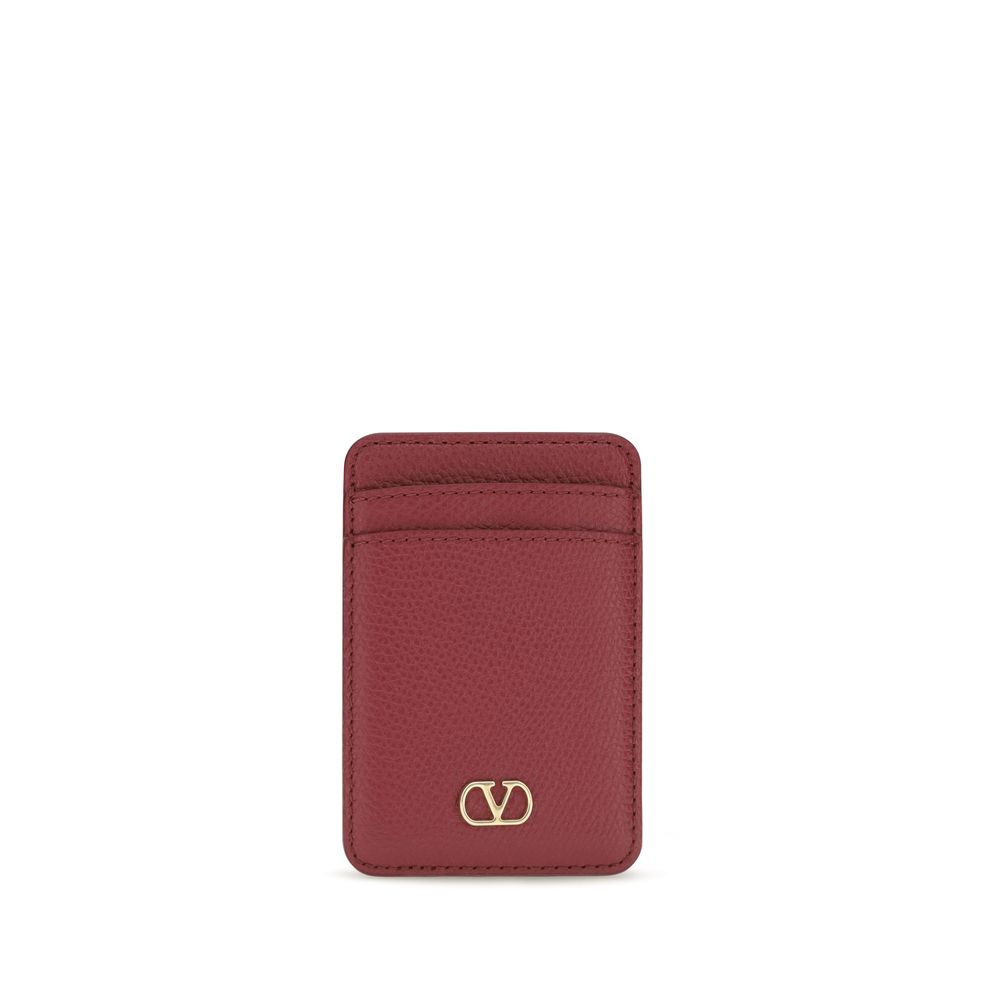 Valentino Garavani Red Calfskin Wallet