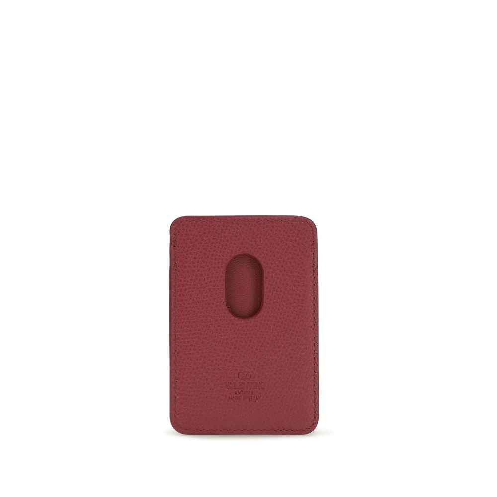 Valentino Garavani Red Calfskin Wallet