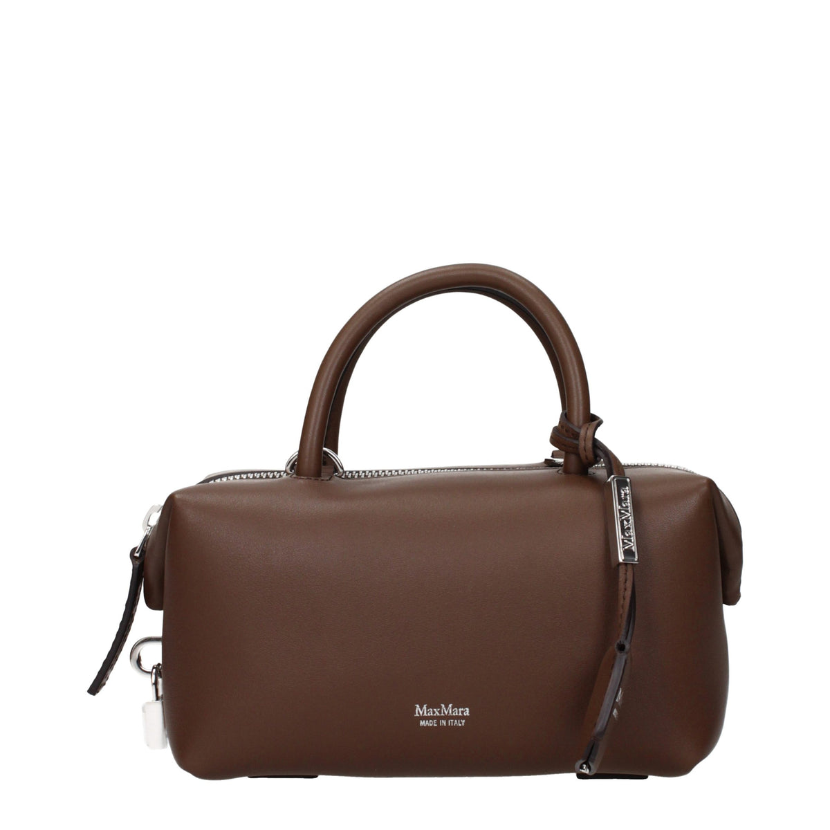 Borsa a mano Max Mara in pelle marrone
