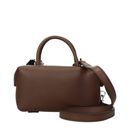 Borsa a mano Max Mara in pelle marrone