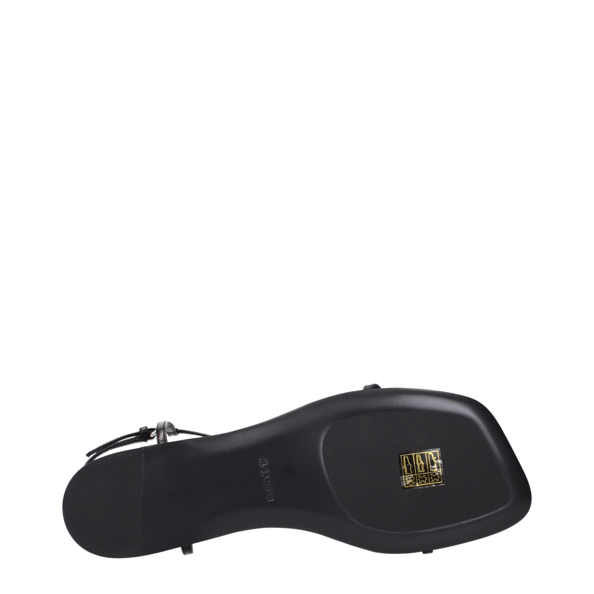 Infradito Jil Sander in pelle nera