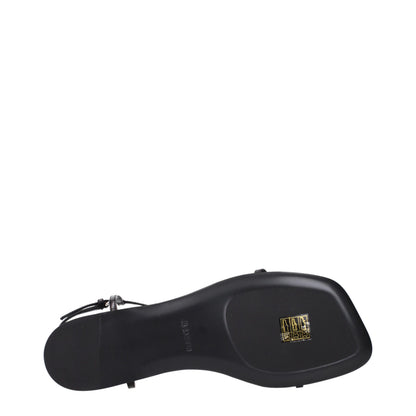 Infradito Jil Sander in pelle nera