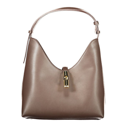 Furla Braune Lederhandtasche