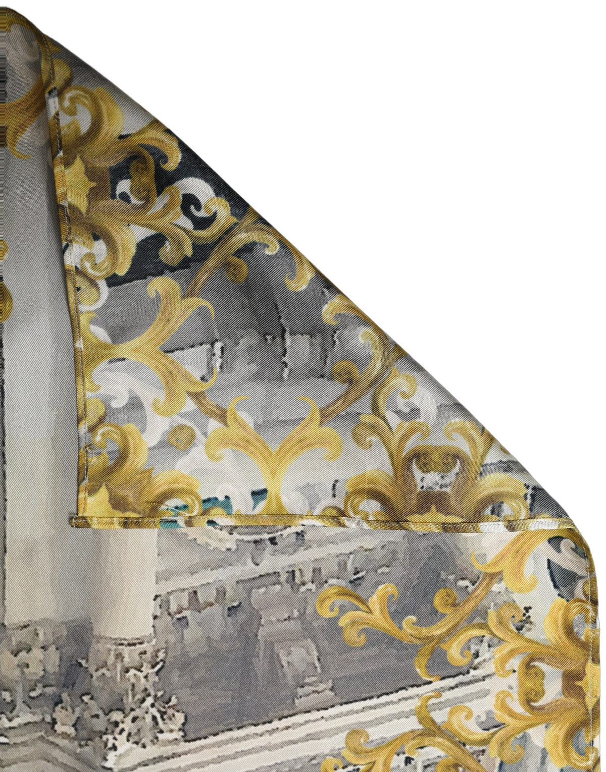 Dolce & Gabbana bedruckter n Schal Multicolor Silk Silk Foulard