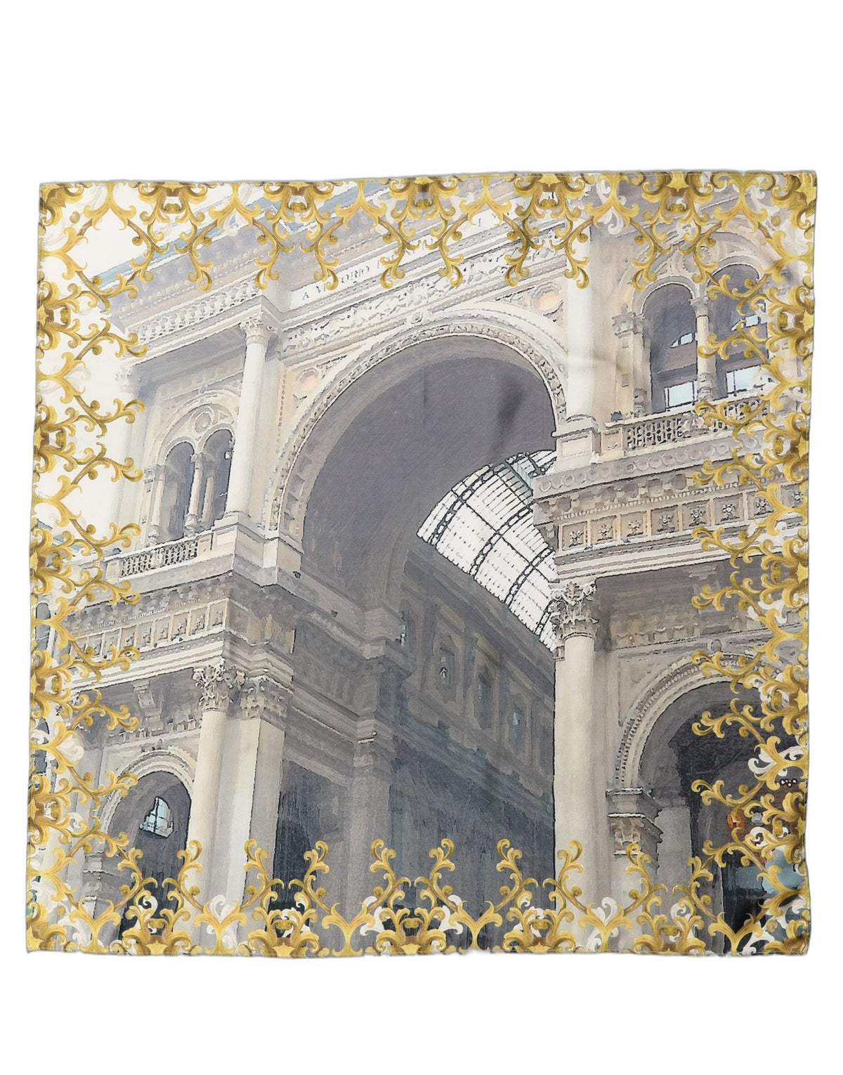 Dolce & Gabbana bedruckter n Schal Multicolor Silk Silk Foulard