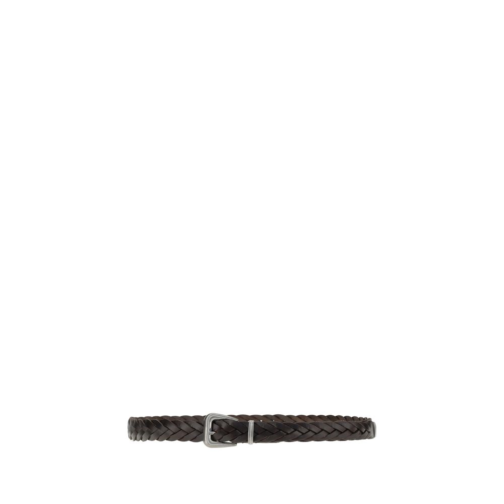 Brunello Cucinelli Gürtel aus Leder in Braun