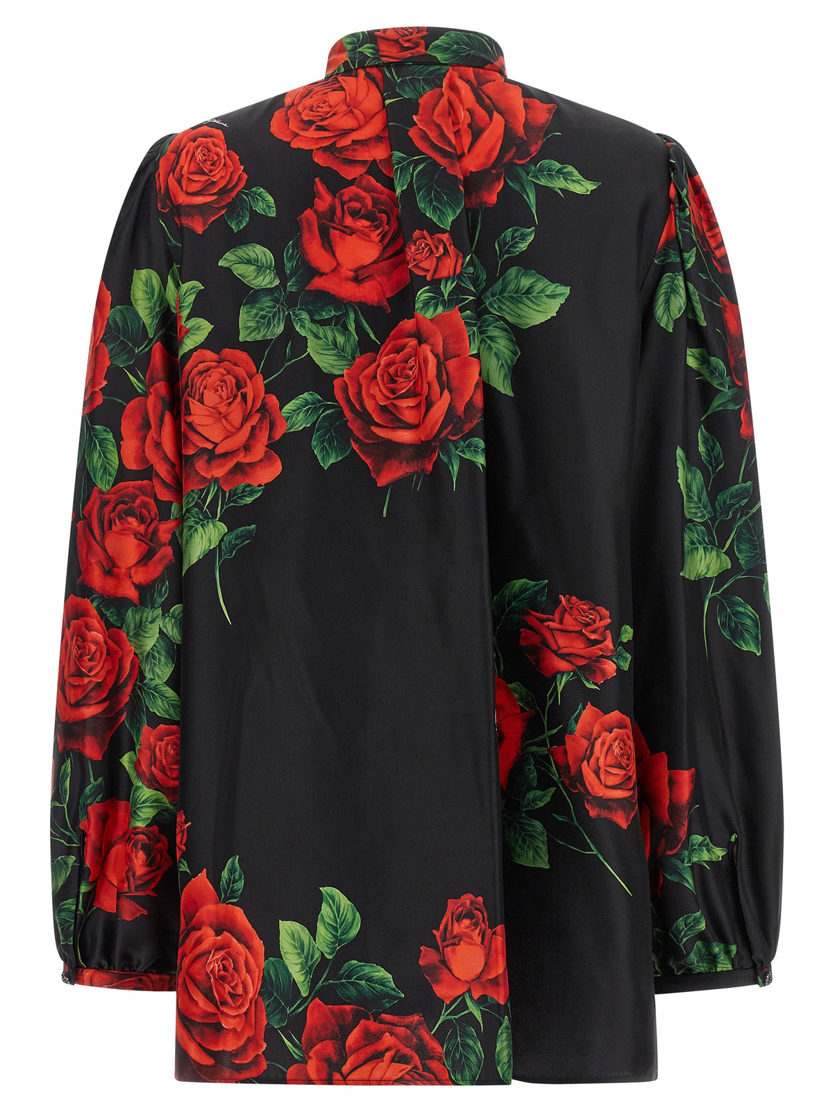 Dolce & Gabbana Schwarze Seidenbluse