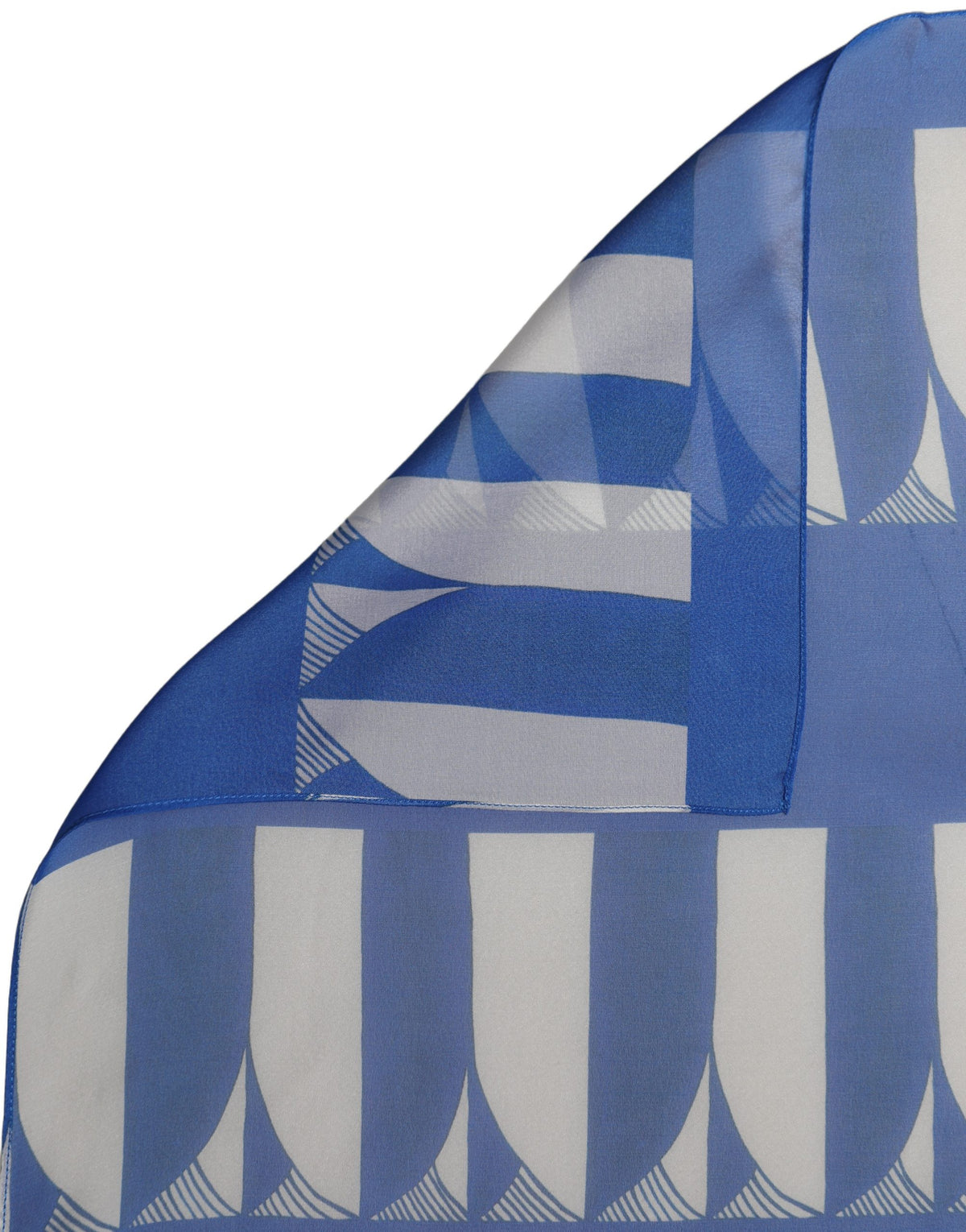 Dolce & Gabbana foulard Blau r Schal Muster bianco