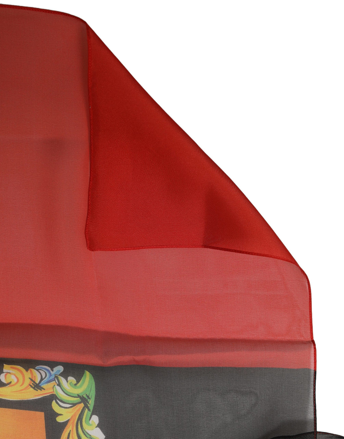 Dolce & Gabbana Stola Multicolore in Seta 210 × 120 cm