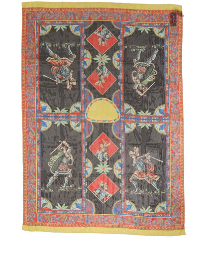Dolce & Gabbana Stola Multicolore in Seta 170 × 120 cm