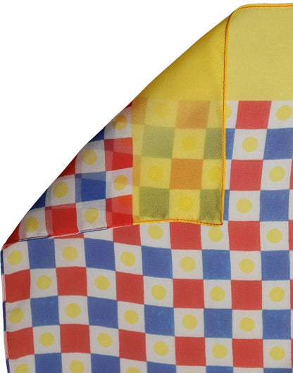Dolce & Gabbana Foulard Carretto in Seta 120 × 120 cm