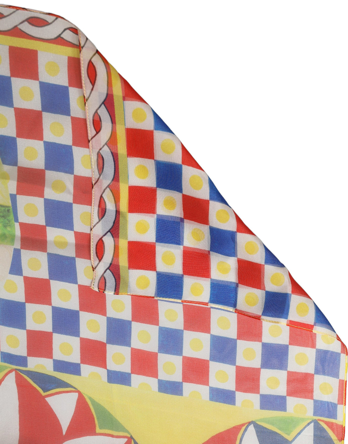 Dolce & Gabbana Foulard Carretto in Seta 130 × 120 cm