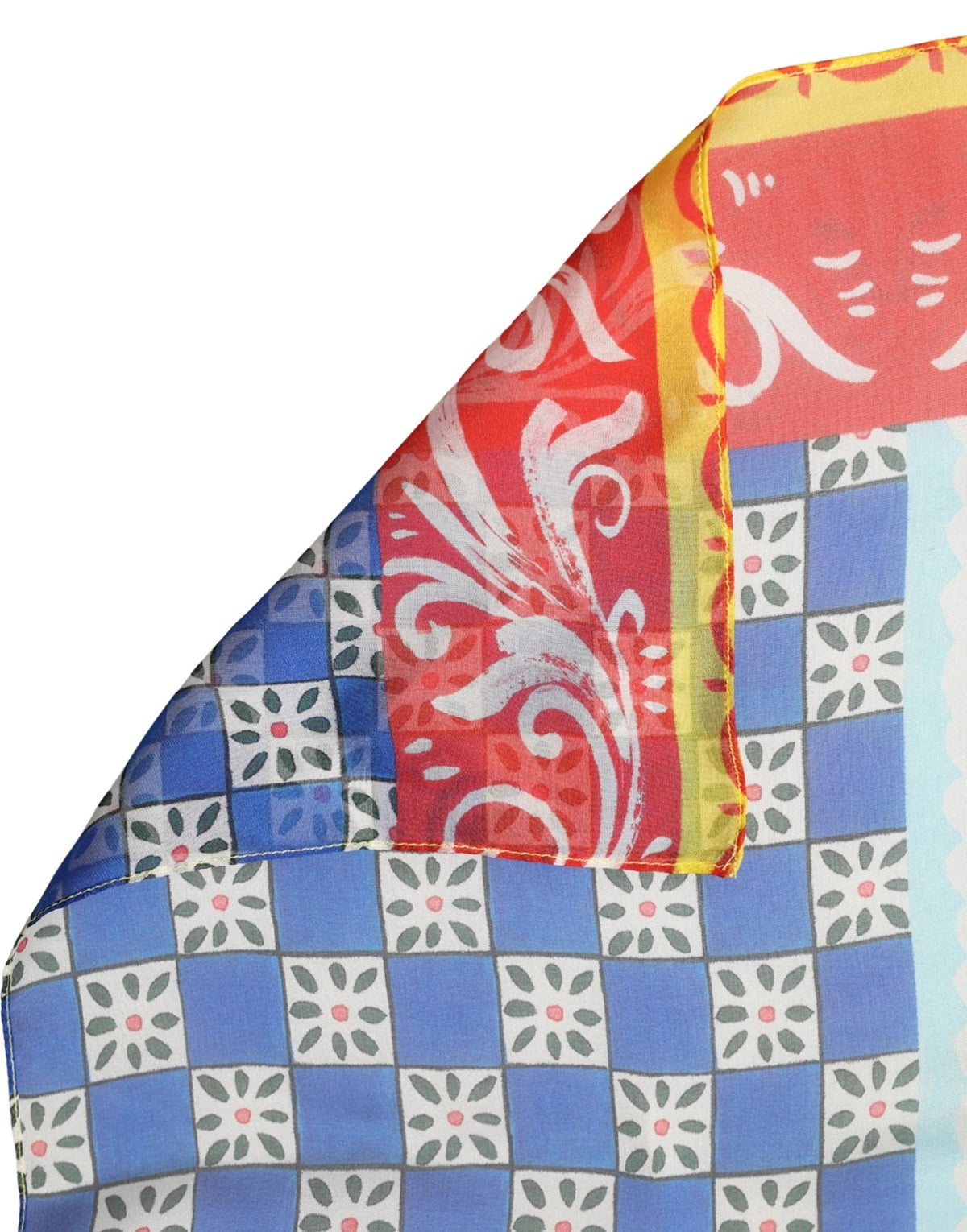 Dolce & Gabbana Stola Carretto in Seta 200 × 120 cm