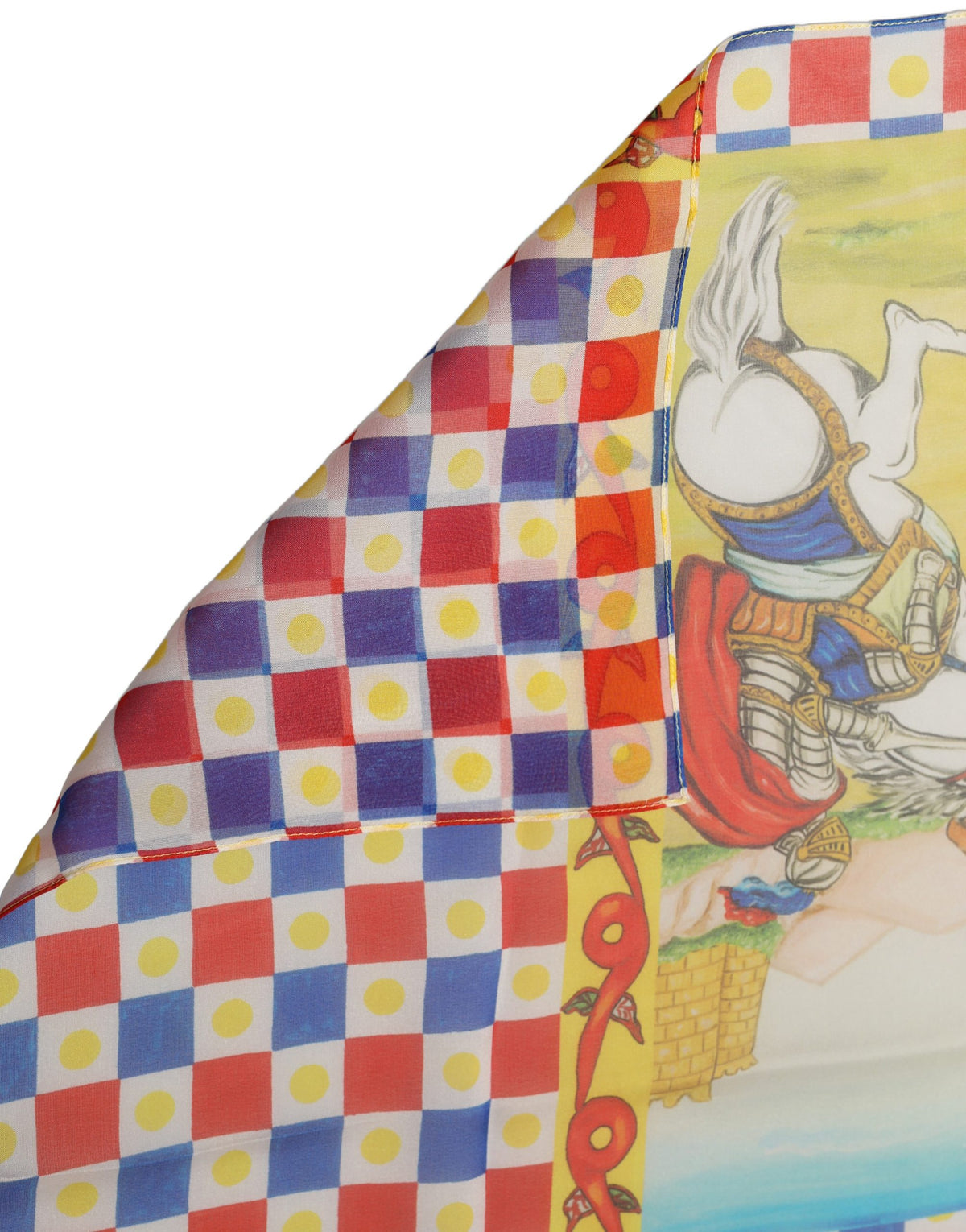 Dolce & Gabbana Foulard Carretto in Seta 130 × 120 cm
