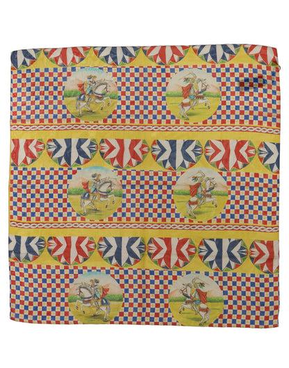 Dolce & Gabbana Foulard Carretto in Seta 110 × 110 cm