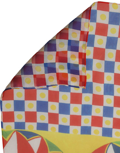 Dolce & Gabbana Foulard Carretto in Seta 110 × 110 cm