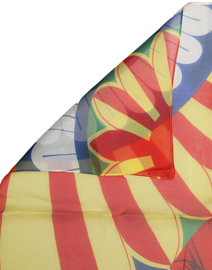 Dolce & Gabbana Foulard Carretto in Seta 100 × 100 cm