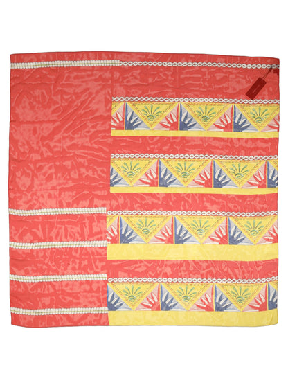 Dolce & Gabbana Mehrfarbiges Seidenfoulard 130 × 120 cm