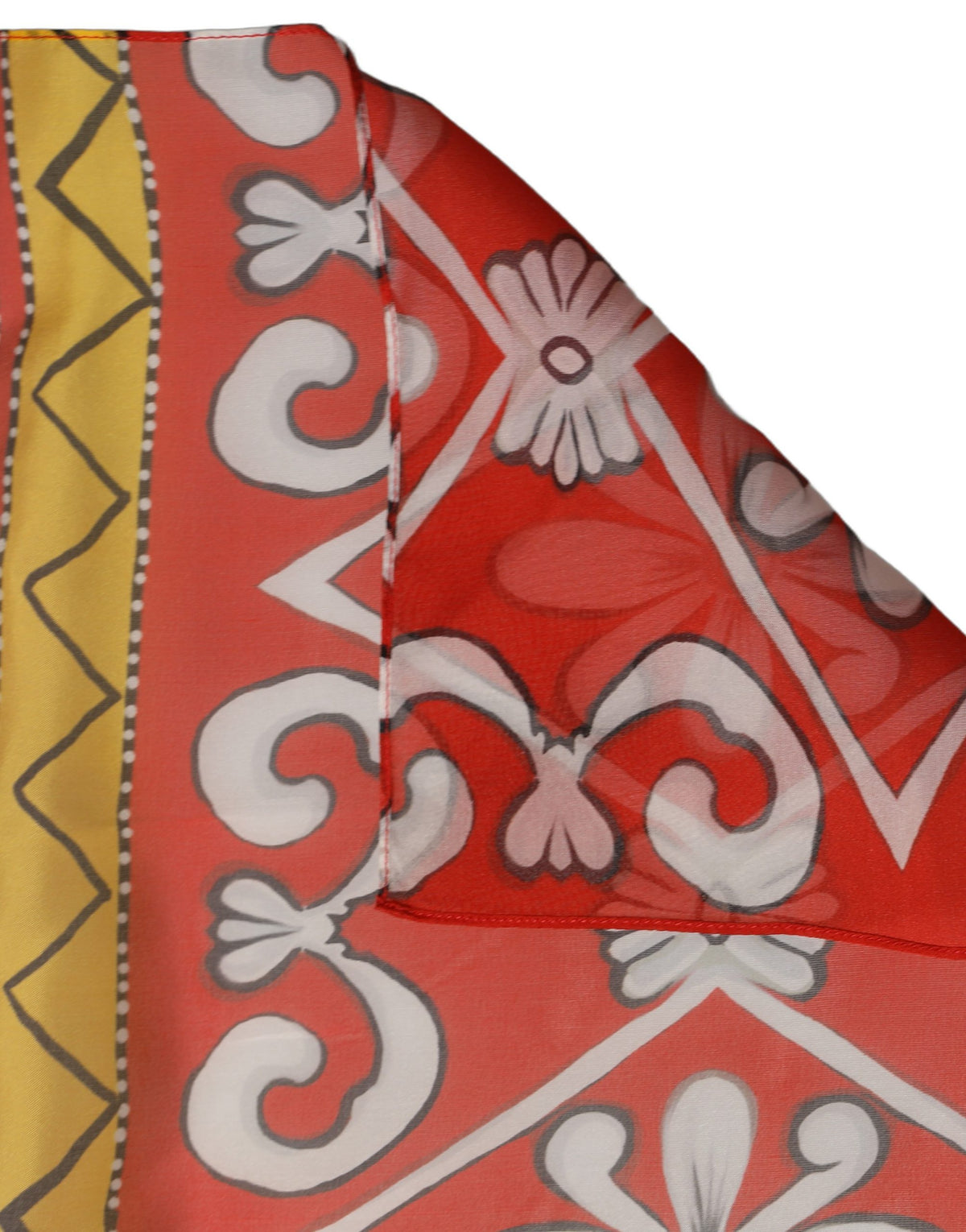 Dolce & Gabbana Stola Multicolore in Seta 200 × 120 cm