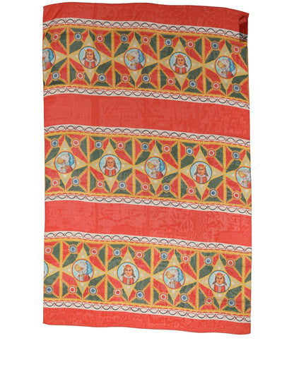 Dolce & Gabbana Stola Multicolore in Seta 200 × 120 cm