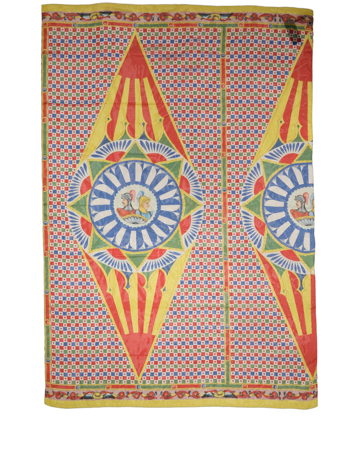Dolce & Gabbana Stola Carretto in Seta 180 × 120 cm
