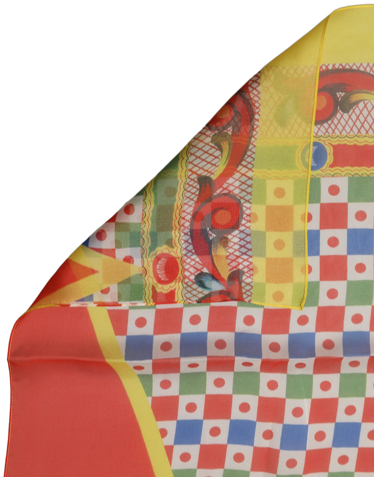 Dolce & Gabbana Stola Carretto in Seta 180 × 120 cm