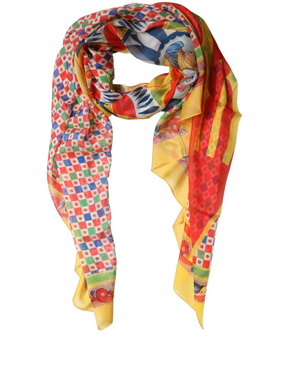 Dolce & Gabbana Carretto Silk Stole 180 × 120 cm
