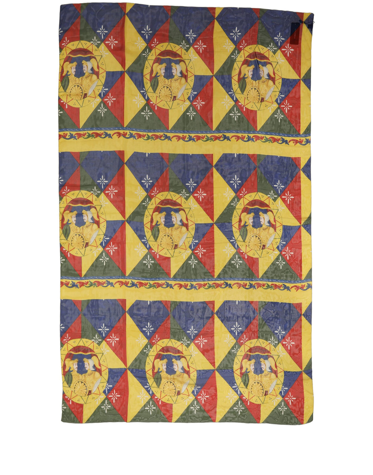 Dolce & Gabbana Stola Multicolore in Seta 200 × 120 cm