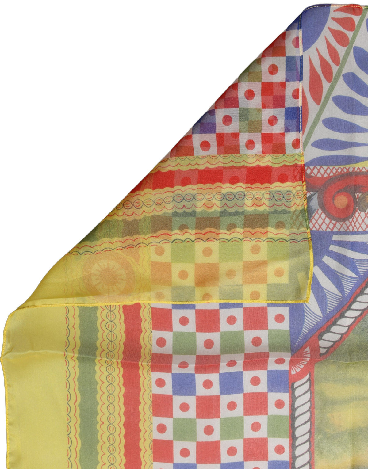 Dolce & Gabbana Foulard Carretto in Seta 100 × 100 cm