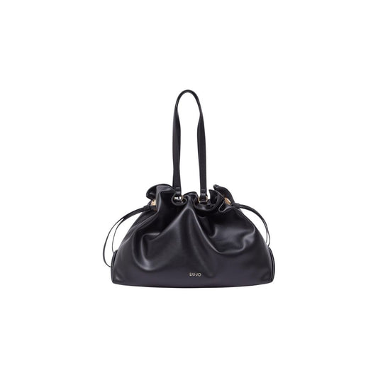 Liu Jo Schwarze Handtasche aus Polyethylen – Produktansicht 1 | Arca Lucia