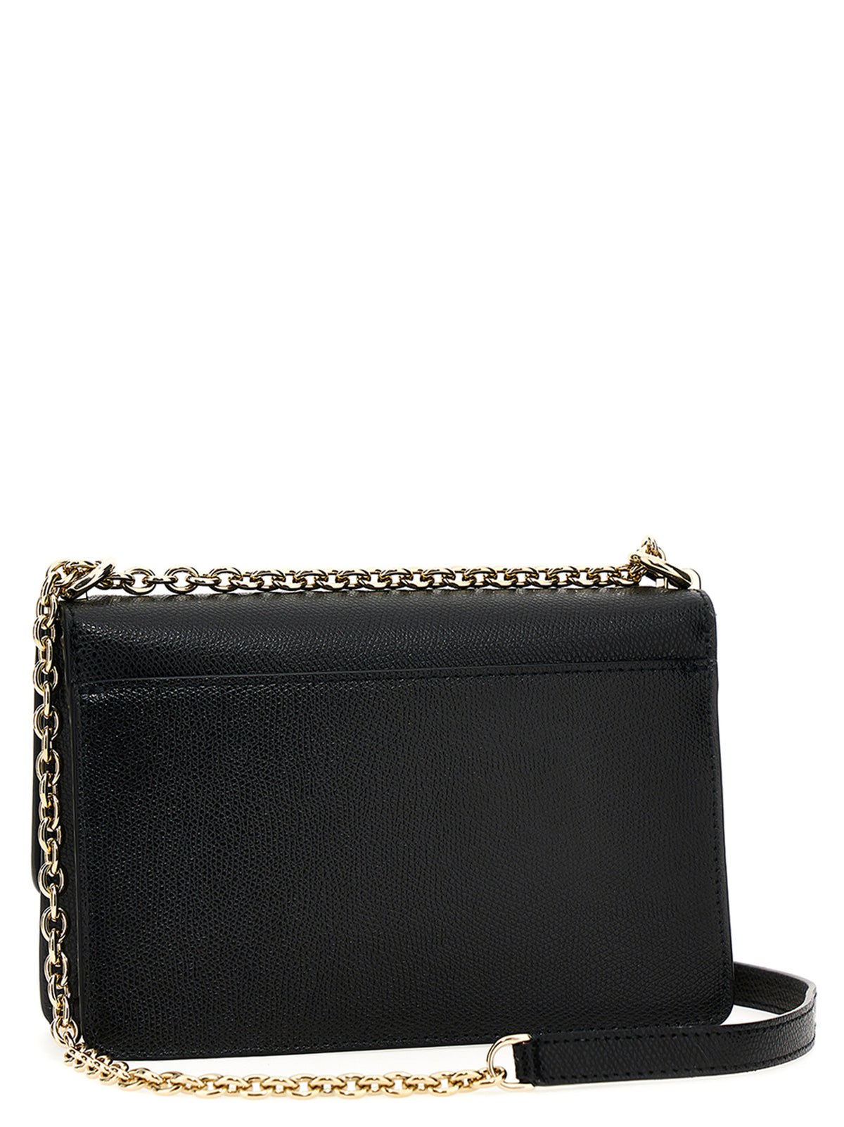 Furla 1927 Mini Black Leather Crossbody Bag