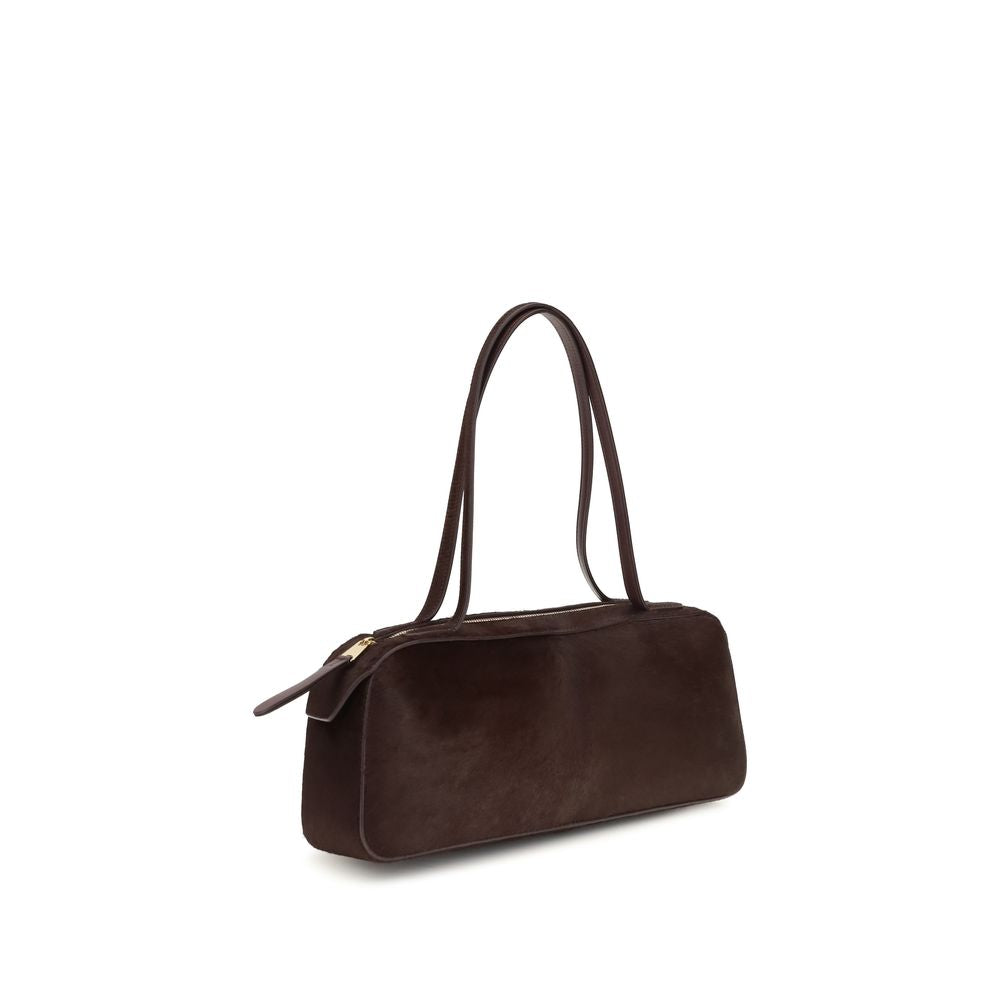 Borsa a tracolla Khaite in pelle di vitello bordeaux
