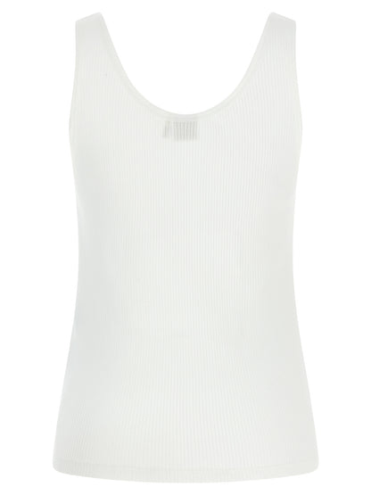 Canotta in cotone bianco Chloé