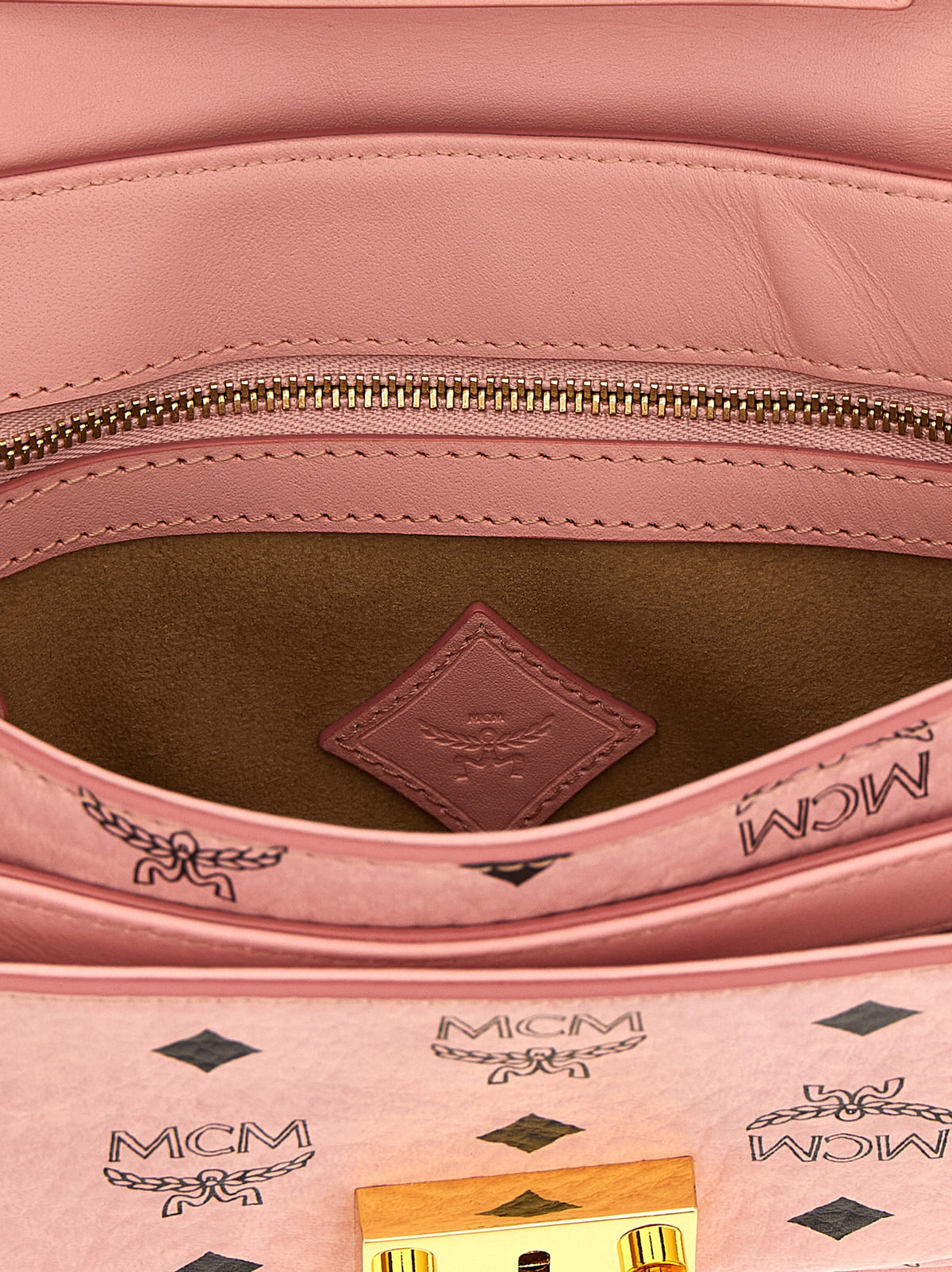 MCM Tracy Mehrfarbige Visetos-Crossbody-Tasche