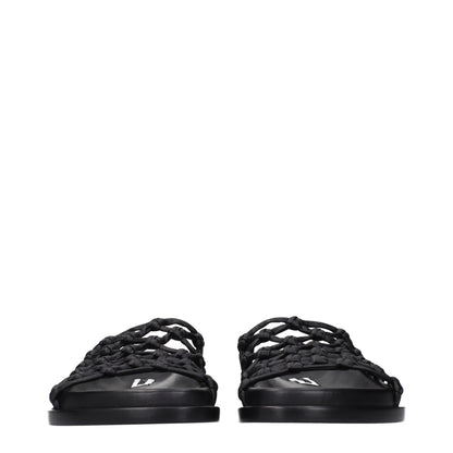 Jil Sander Black Leather Slip-Ons